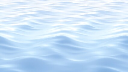 Naklejka premium Abstract close up of gentle blue water waves with light reflections