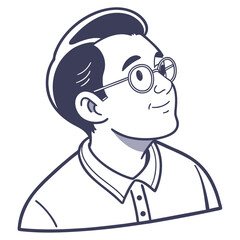 Stylized Vector Illustrations of Boys in Urban and Casual Outfits in Various Poses and Expressions
