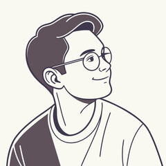 Stylized Vector Illustrations of Boys in Urban and Casual Outfits in Various Poses and Expressions