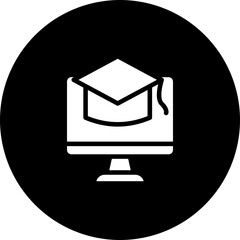 Online Course Vector Icon Design