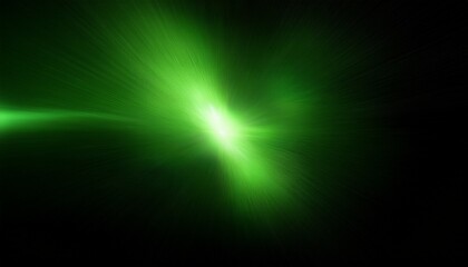 Fototapeta premium abstract dark background animation with light leak effects neon green color lens light leaks flash through black background