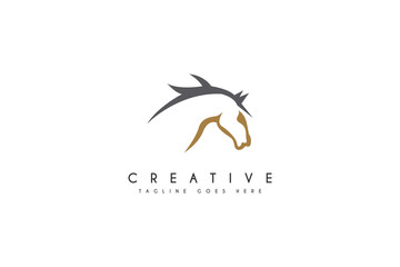 Beauty Horse Ranch Stable Stallion Logo design