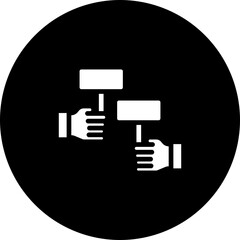 Protest Vector Icon Design
