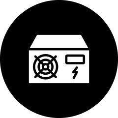 Power Supply Vector Icon Design