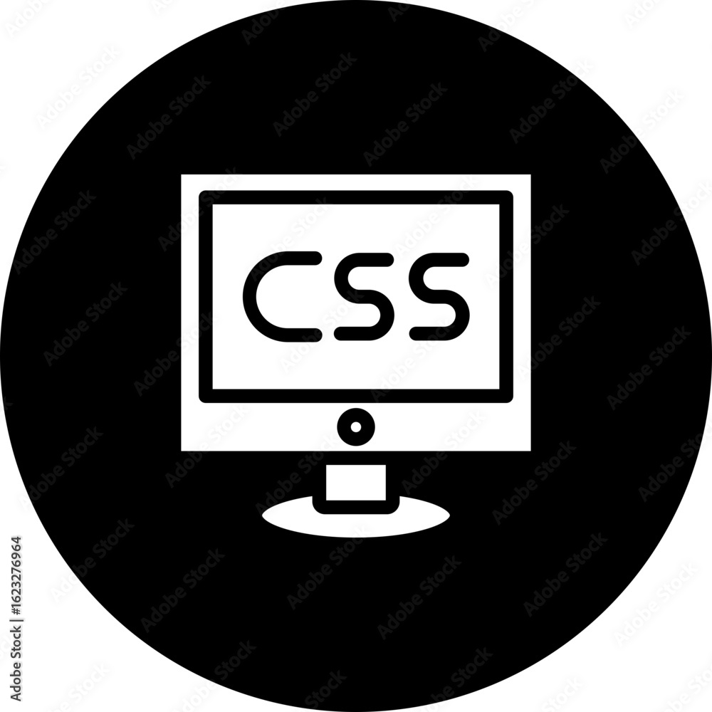 Wall mural css vector icon design