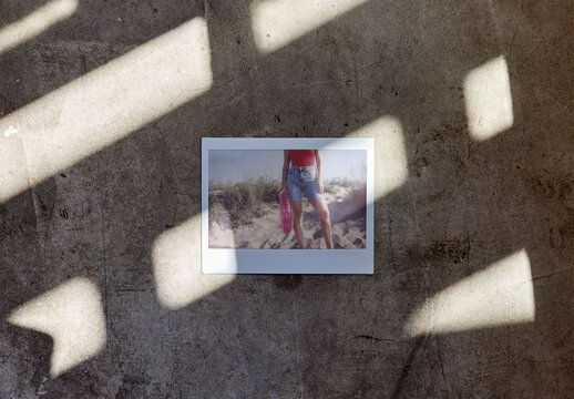 Polaroid on Concrete