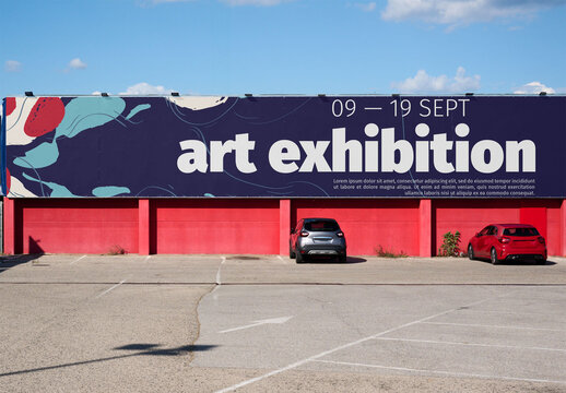 Parking AD storefront Billboard