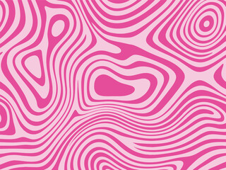 Abstract pink wavy pattern background design
