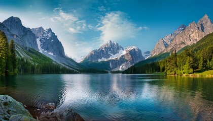 175 the mountains and lake