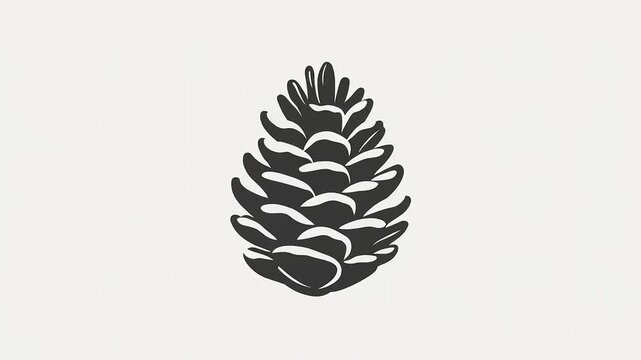 Pine Cone Illustration: Rustic Woodland Charm for Nature-Inspired Creations