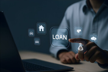 Online Loan Application Interface Digital Loan Service for Real Estate and Auto Finance
