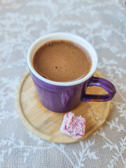 A cup of turkish coffee