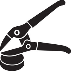 Pruning Shears Cutting a Circle
