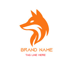 Obraz premium fox head vector for brand 