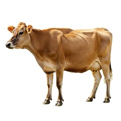 cow isolated on white