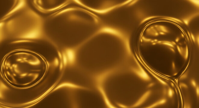 Abstract Liquid Gold Texture Background