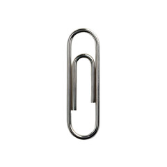 Elegant silver paperclip image