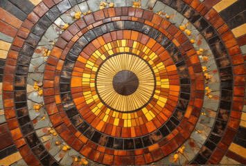 Fototapeta premium ceramic adorned background