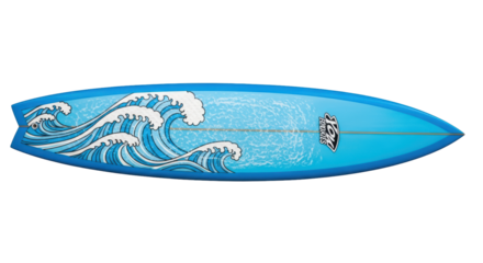 Isolated Surfboard