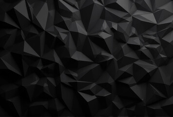 Obraz premium black abstract paper texture origami style background