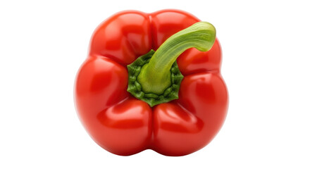 Isolated Red Bell Pepper