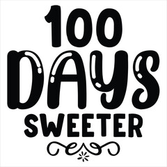 100 days of school Shirt Print Template, Typography Design For Shirt, Mugs, Iron, Glass, Stickers, Hoodies, Pillows, Phone Cases, etc