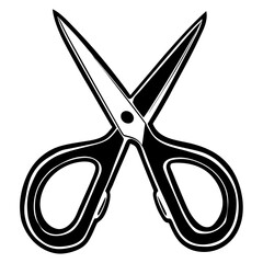 Scissors vector illustration isolated on white background