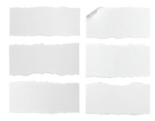Fototapeta premium Torn paper pieces grid design