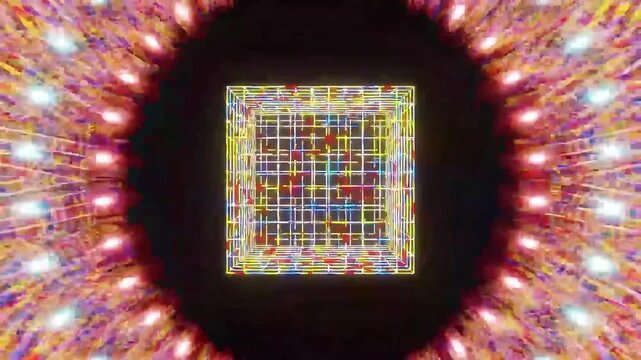 Futuristic Hex Grid Animation | Tech Pulse Circuit Design | Abstract Digital Interface
