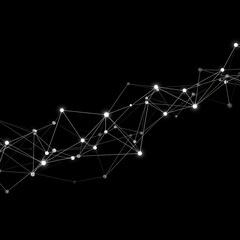 Minimalist Black and White Complex Data Visualization