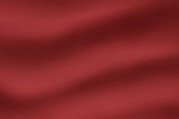 Deep Red Ripstop Texture, Smoothly Stretched with Fine Textile Structure in Soft Focus