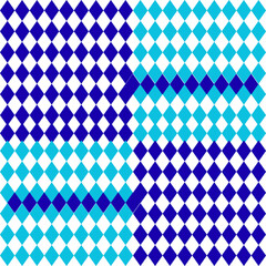 Abstract Blue and Teal Diamond Pattern: Geometric Background Texture for Design Projects.