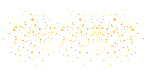 Abstract Gold Confetti Sparkle Background: Festive, Elegant, Luxurious Design Element for Celebration.