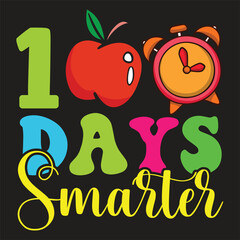 100 days of school Shirt Print Template, Typography Design For Shirt, Mugs, Iron, Glass, Stickers, Hoodies, Pillows, Phone Cases, etc