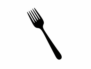 vector silhueta fork and knife