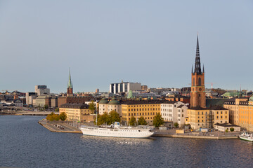 Fototapeta premium Panoramic view of Stockholm, capital of Sweden