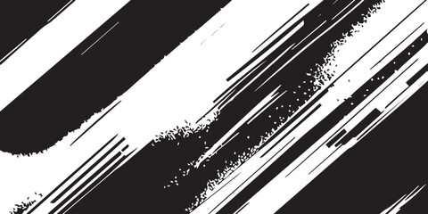 Edgy contrast lines minimal design