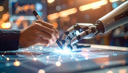 Abstract AI and Human Collaboration in Digital Art and Technology