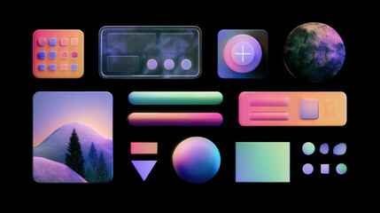 Gradient Blocks & UI Dreams