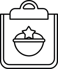 vector illustration of a pot with a lid