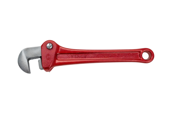 Red adjustable wrench, isolated, studio, repair, tools - Powered by Adobe