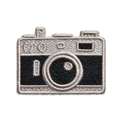 Isolated Camera Icon on Transparent Background for Unique Designs
