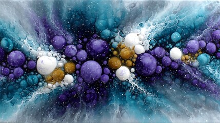 Ice-inspired gradient background with glacial blue, icy white, and subtle lavender flowing in a cracked-glass fluid pattern