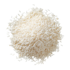 Pile of uncooked white rice