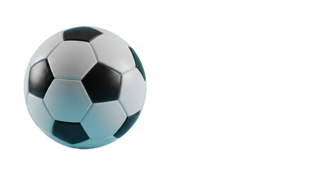 Naklejka premium Soccer ball isolated on transparent background