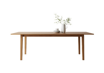 Minimalist Wooden Table – Warmth and Simplicity in Design
