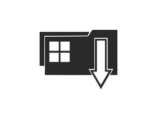 Download and Upload Web Icons in Line Style — Arrow, Folder, Cloud, File, and Link Icons Collection