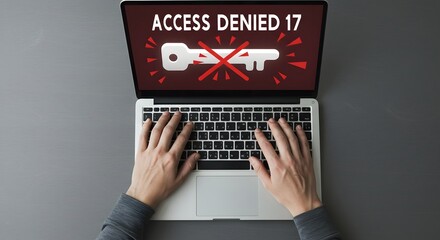 Access Denied Laptop Screen