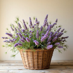 lavender in a basket