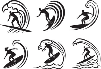 Swimming Silhouette Vector | Black Swim Icon | Minimalist Sports Graphics

